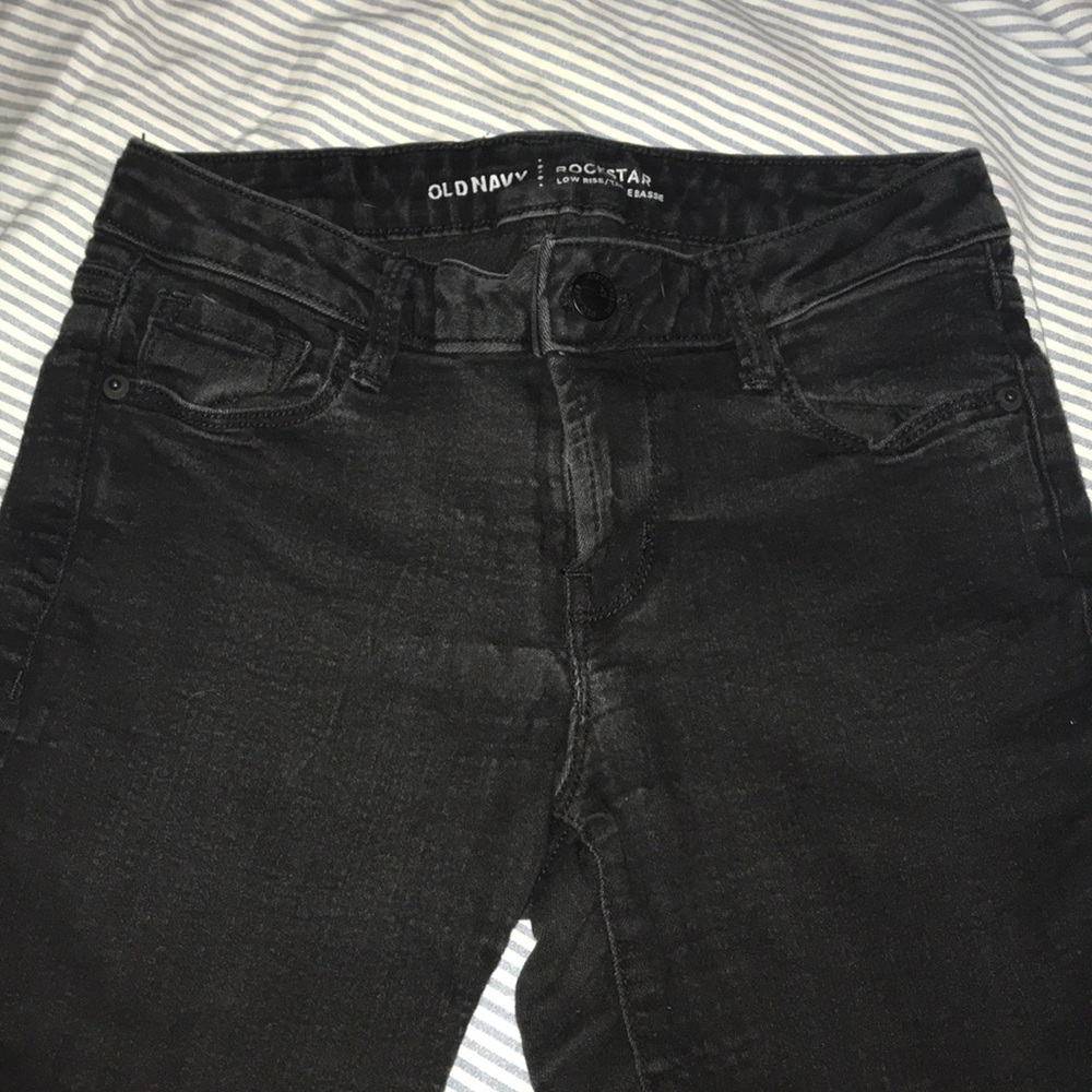 black skinny jeans